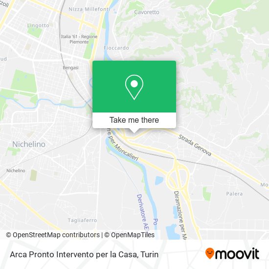 Arca Pronto Intervento per la Casa map