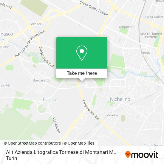 Alit Azienda Litografica Torinese di Montanari M. map