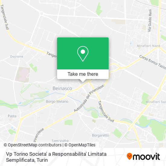 Vp Torino Societa' a Responsabilita' Limitata Semplificata map