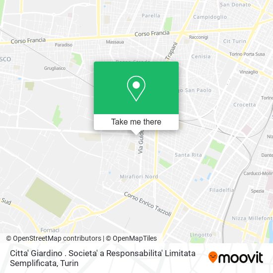 Citta' Giardino . Societa' a Responsabilita' Limitata Semplificata map