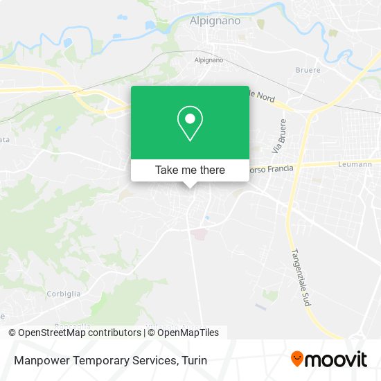 Manpower Temporary Services map