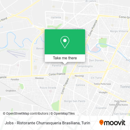 Jobs - Ristorante Churrasqueria Brasiliana map