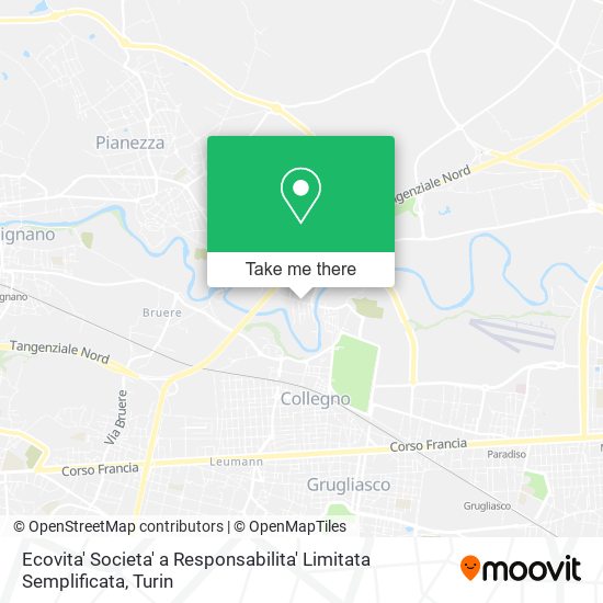 Ecovita' Societa' a Responsabilita' Limitata Semplificata map