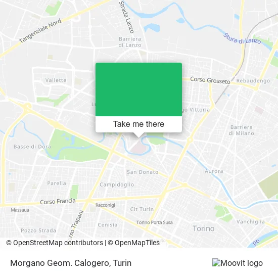 Morgano Geom. Calogero map