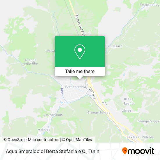 Aqua Smeraldo di Berta Stefania e C. map