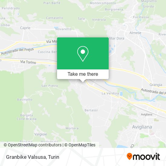 Granbike Valsusa map