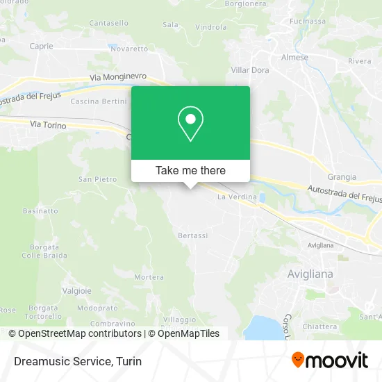 Dreamusic Service map