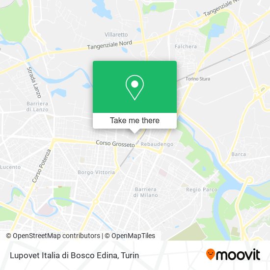 Lupovet Italia di Bosco Edina map