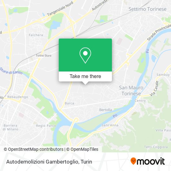 Autodemolizioni Gambertoglio map