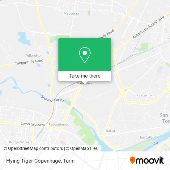 Flying Tiger Copenhagen map