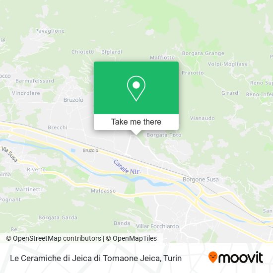 Le Ceramiche di Jeica di Tomaone Jeica map