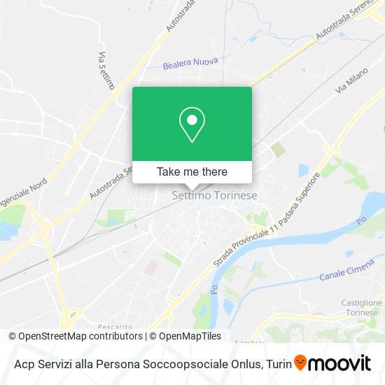 Acp Servizi alla Persona Soccoopsociale Onlus map