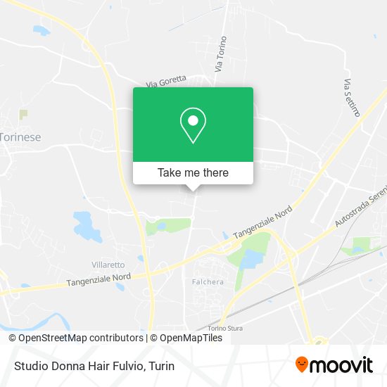 Studio Donna Hair Fulvio map
