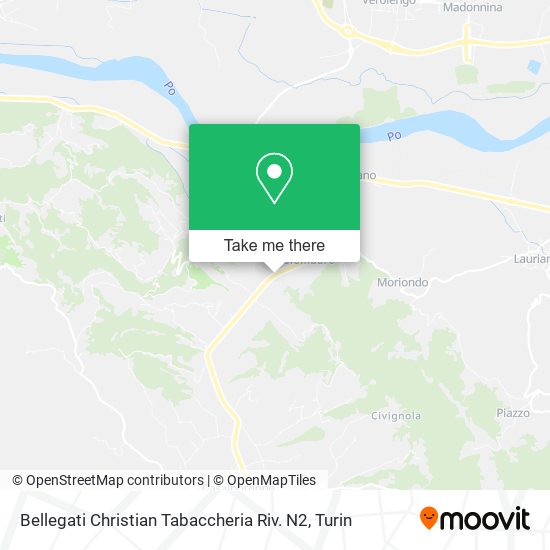 Bellegati Christian Tabaccheria Riv. N2 map