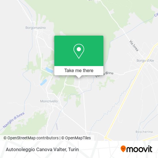 Autonoleggio Canova Valter map