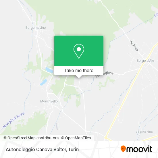 Canova Valter Car Rental map