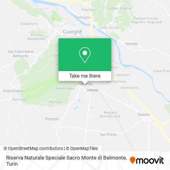 Riserva Naturale Speciale Sacro Monte di Belmonte map