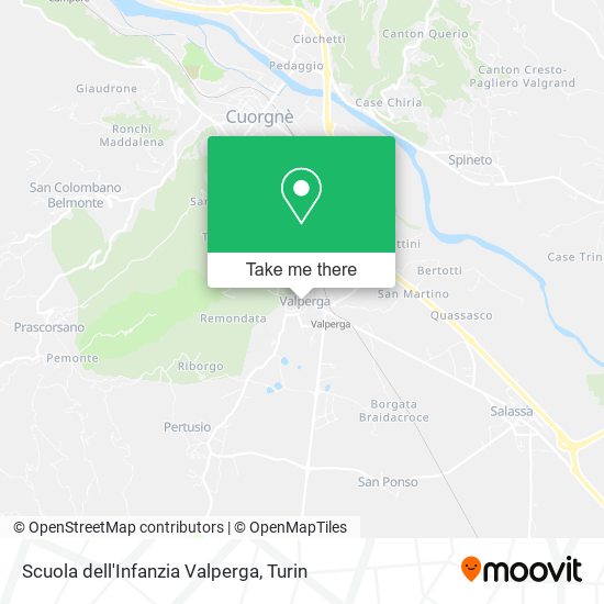 Scuola dell'Infanzia Valperga map