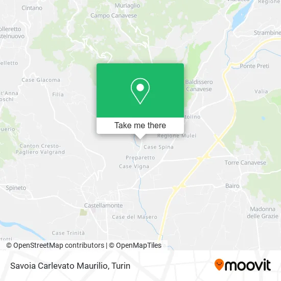 How to Get to Savoia Carlevato Maurilio in Castellamonte by Bus?