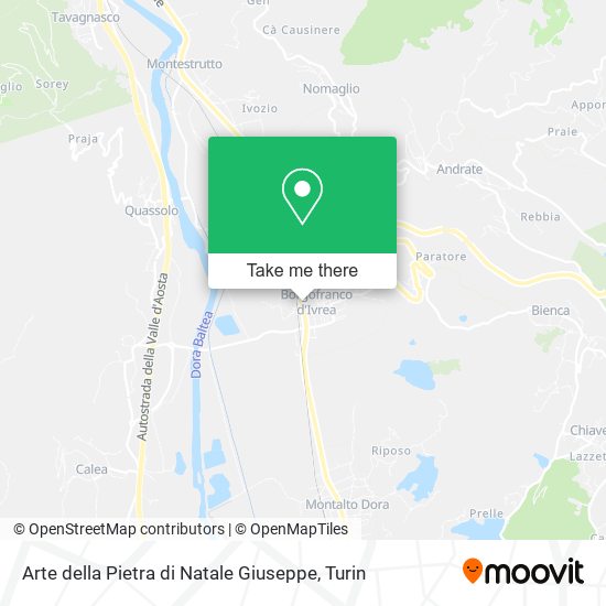 Arte della Pietra di Natale Giuseppe map