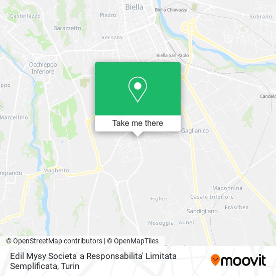 Edil Mysy Societa' a Responsabilita' Limitata Semplificata map