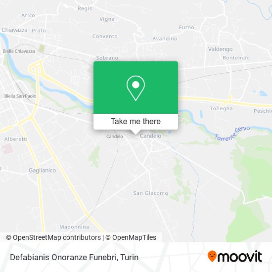 Defabianis Onoranze Funebri map