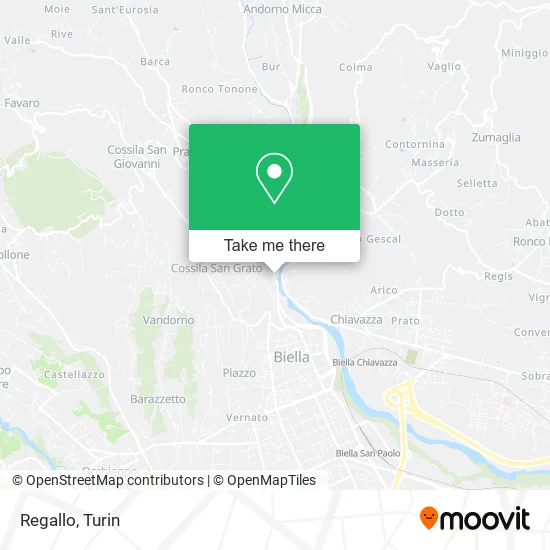 Regallo map