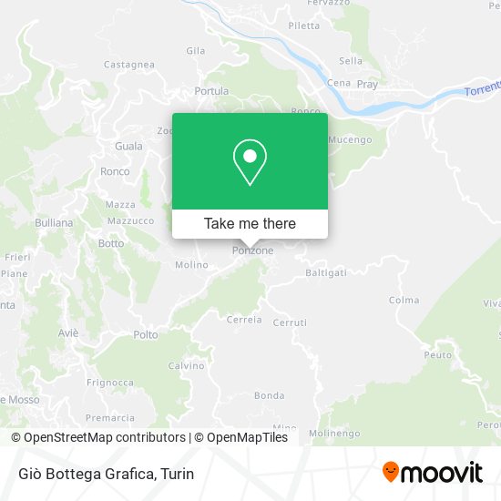 Giò Bottega Grafica map