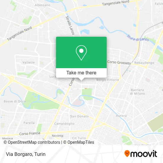 Borgaro Street map