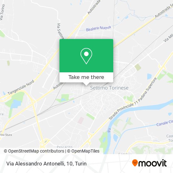 Via Alessandro Antonelli, 10 map