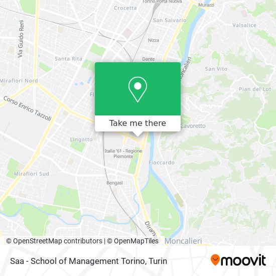 Saa - School of Management Torino map