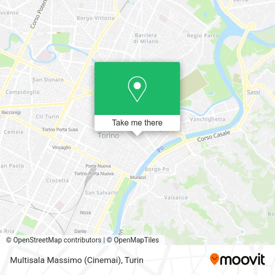 Massimo Multiplex Cinema map