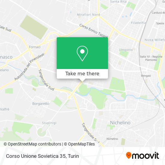 Corso Unione Sovietica 35 map