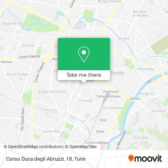 Corso Duca degli Abruzzi, 18 map