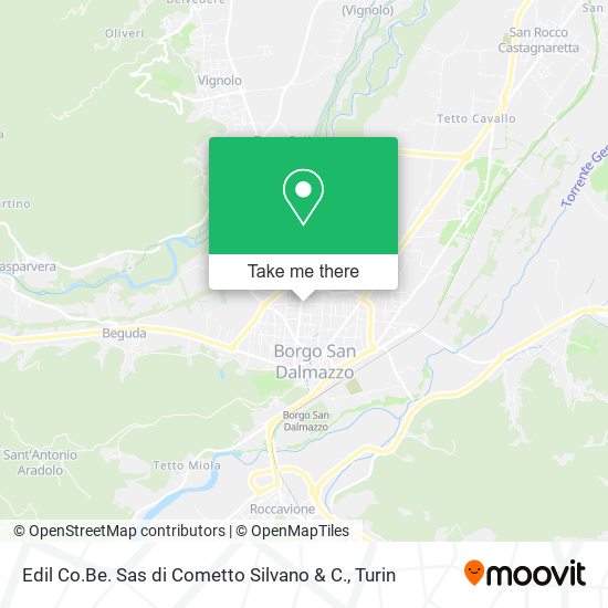 Edil Co.Be. Sas di Cometto Silvano & C. map