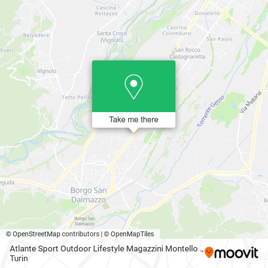 Atlante Sport Outdoor Lifestyle Magazzini Montello . map