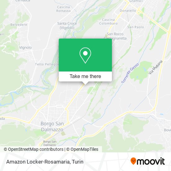 Amazon Locker-Rosamaria map