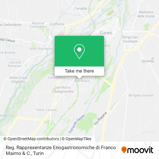 Regional Gastronomic Representations by Franco Maimo & Co. map