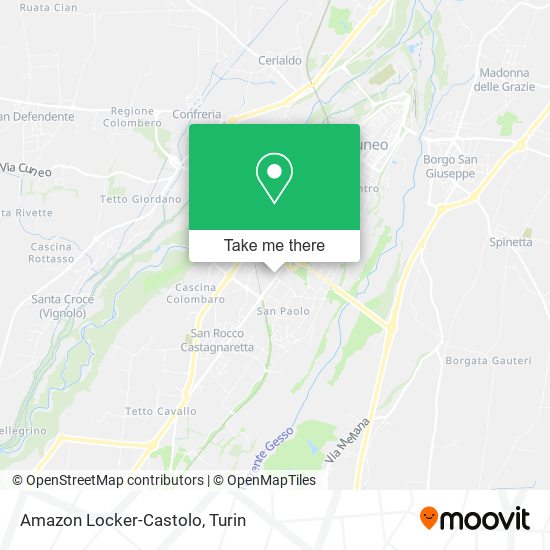 Amazon Locker-Castolo map