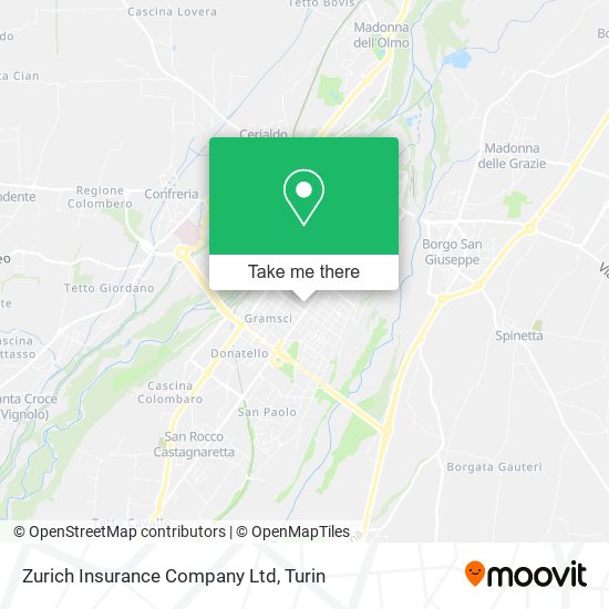 Zurich Insurance Company Ltd map