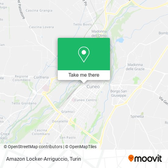 Amazon Locker-Arriguccio map