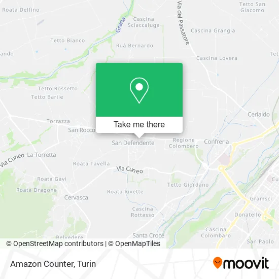Amazon Counter map
