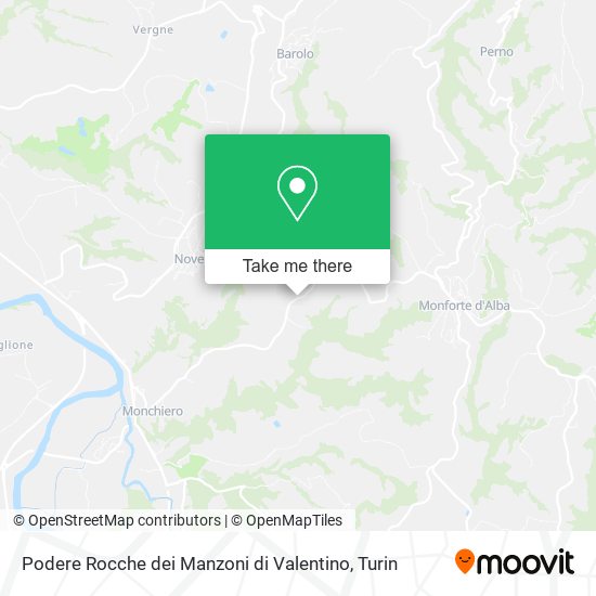 Podere Rocche dei Manzoni di Valentino map