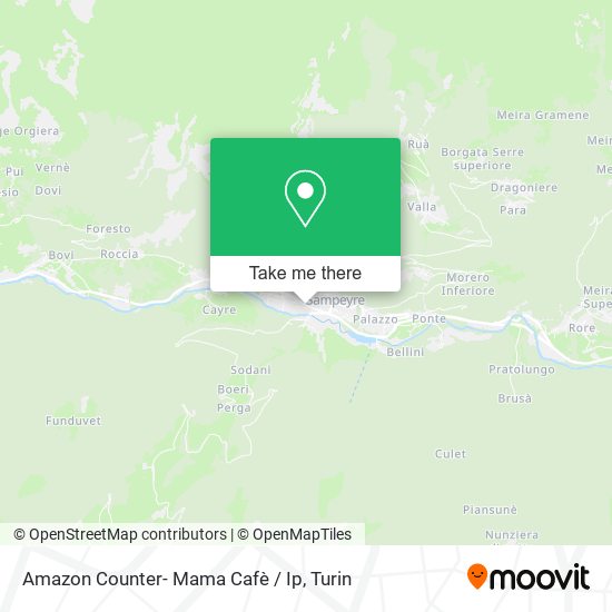 Amazon Counter- Mama Cafè / Ip map