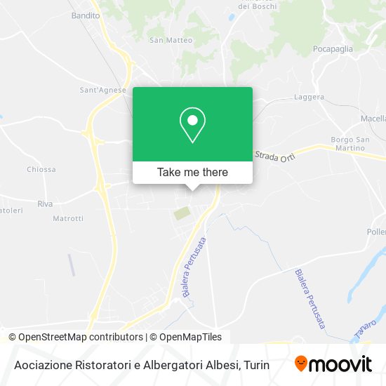 Aociazione Ristoratori e Albergatori Albesi map