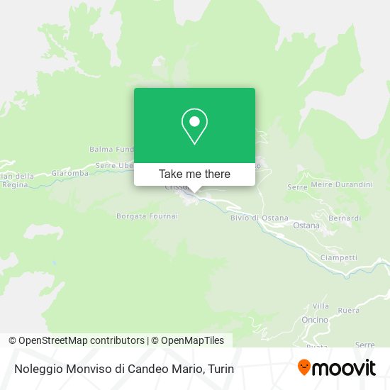 Noleggio Monviso di Candeo Mario map