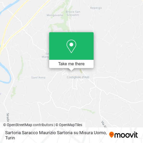 Sartoria Saracco Maurizio Sartoria su Misura Uomo map