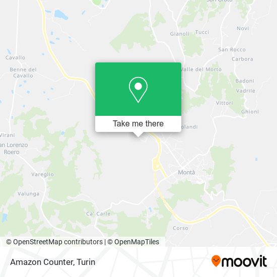 Amazon Counter map