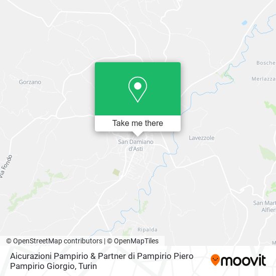 Aicurazioni Pampirio & Partner di Pampirio Piero Pampirio Giorgio map