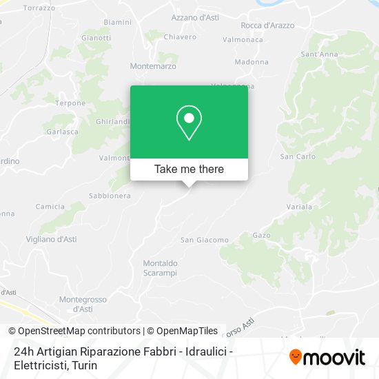 24h Artigian Riparazione Fabbri - Idraulici - Elettricisti map